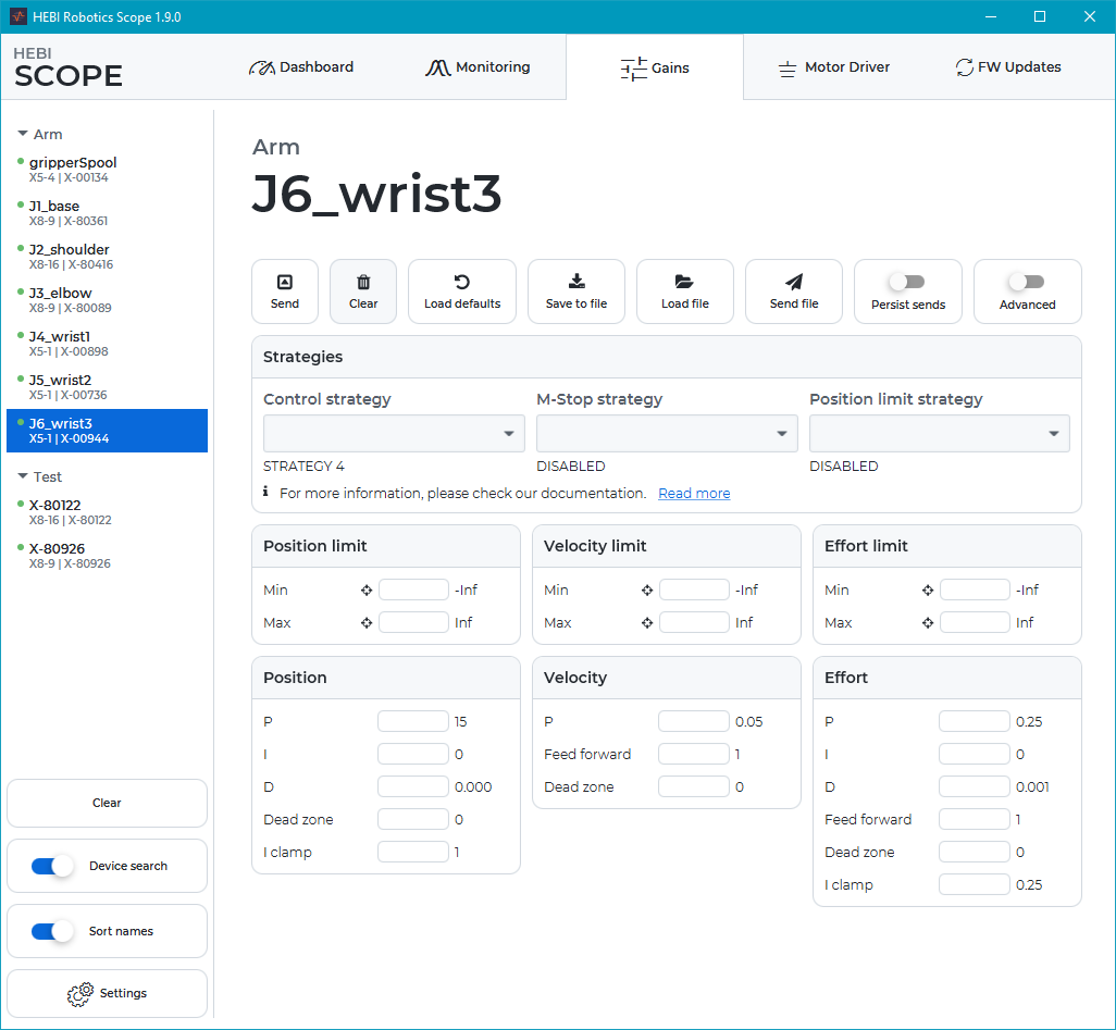 Acceleration and Gyro Studio Controls - Studio Features - Developer Forum